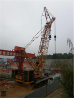 成都巨象吊裝為地鐵建設(shè)提供專用履帶吊 成都巨象吊裝為地鐵建設(shè)提供專用履帶吊